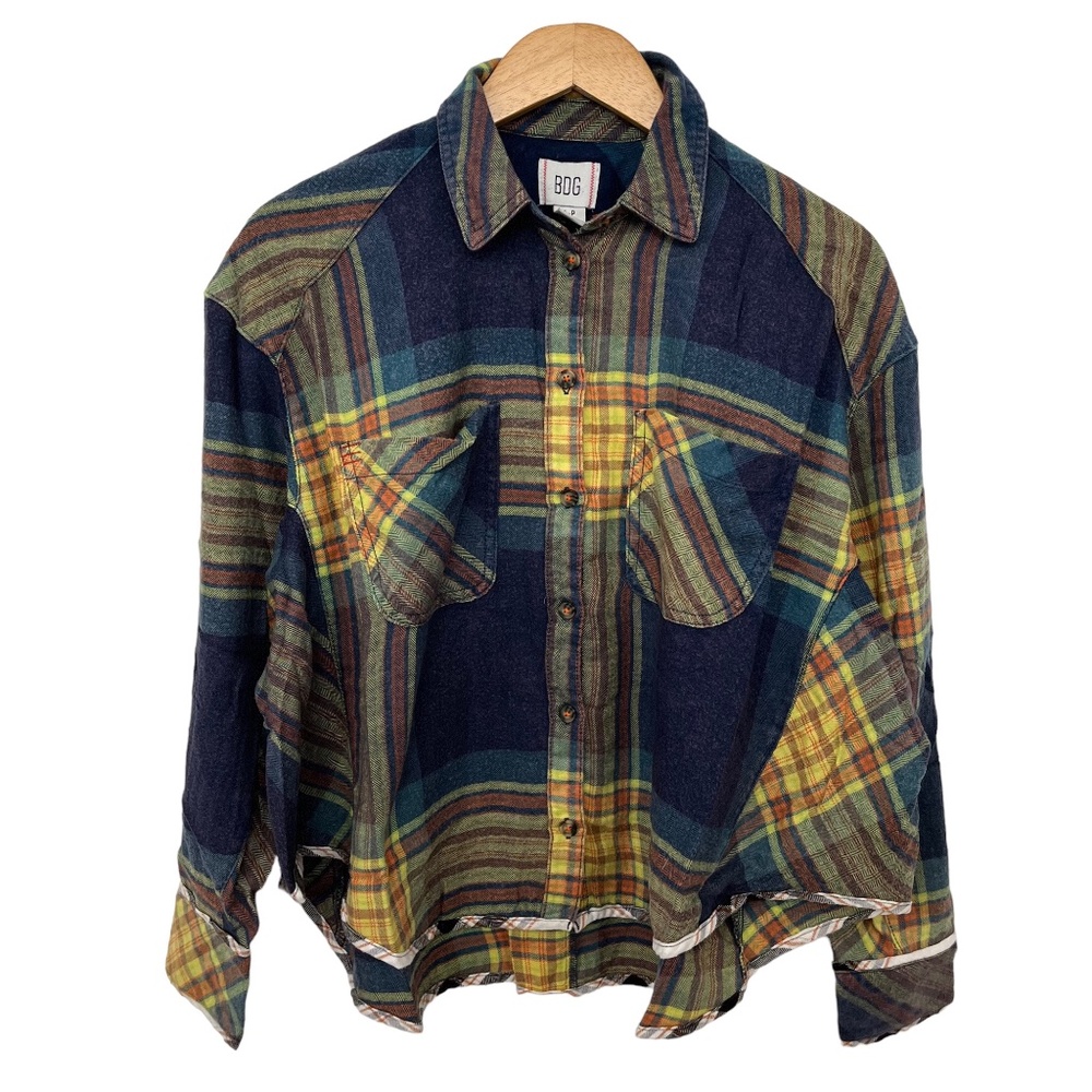 NWT Urban Outfitters Women's Slouchy Flannel Shirt Small